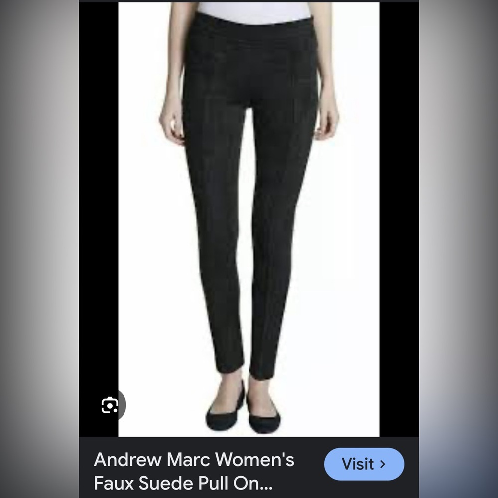 Women’s size XL, Andrew Mark, Faux Suede pull on pant. Never worn, very …